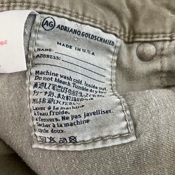 AG Adriano Goldschmied The Edie Mid Rise Skinny Straight Pant Size 25R EUC Modal - Picture 5 of 8